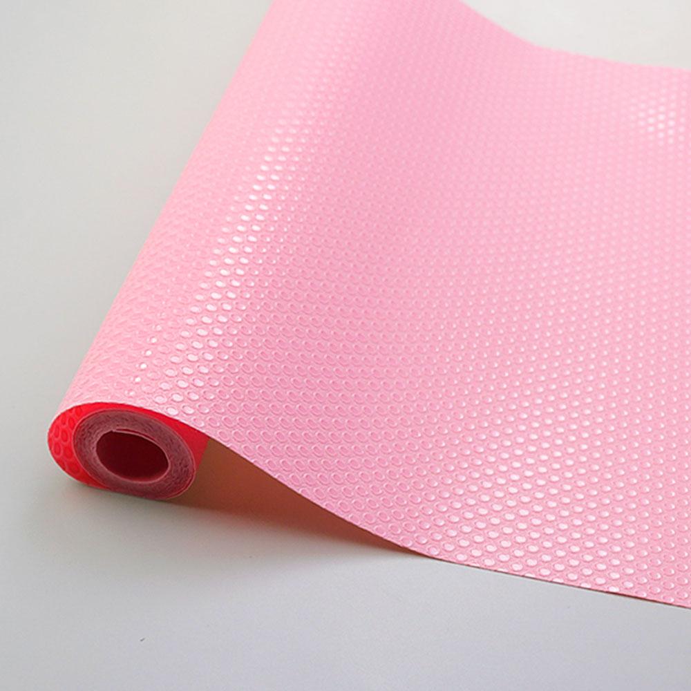 Reusable Shelf Liners Cabinet Mat Drawer Mat Moisture-Proof Waterproof Dust Anti-Slip Fridge Kitchen Table Pad Paper 150x30cm розовый 4330₽