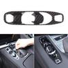 ABS Carbon Fiber Center Console Gear Shift Panel Trim for Corvette C8 -25