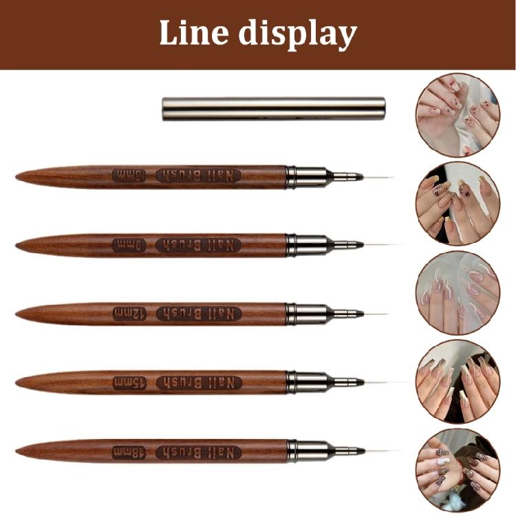 Nail Dotting Drawing Tool Nails Art Liner Brushes Nail Gel Polish Painting Brush