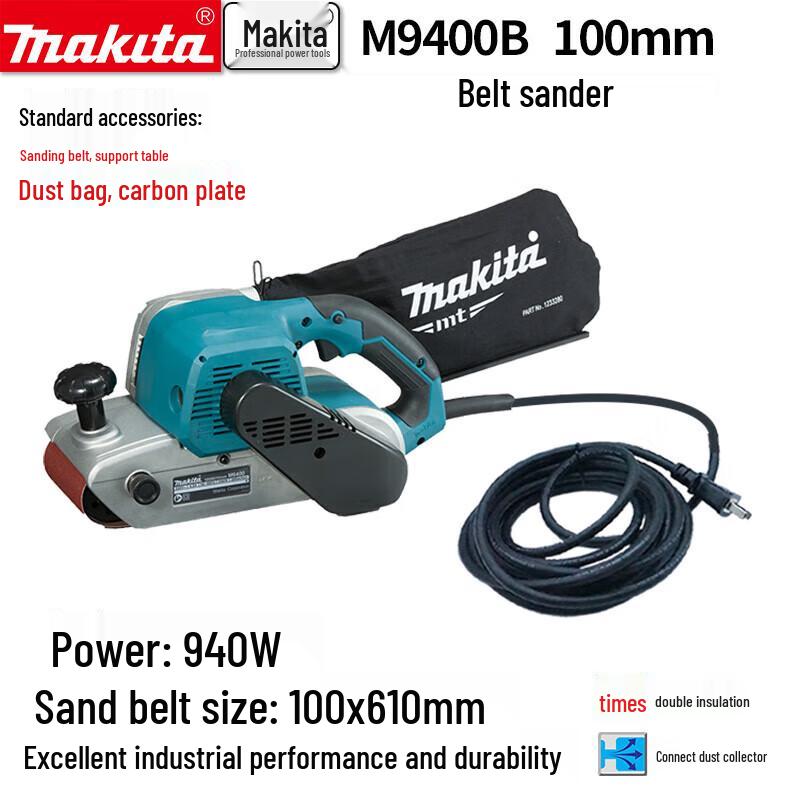 

Makita M9400B Мережевий ручний стрічковий шліфувальник вилка CN (адаптер в комплекті)