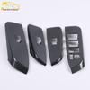 Compatible Highlander Glass Switch Decorative Frame for 15 Models - Car Door Window Armrest Lift Button Patch