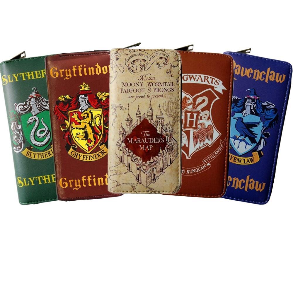Geldbörse Harry Potter Portemonnaie Hogwarts Rumtreiberkarte Abzeichen Schloss Geldbörse Umhängetasche