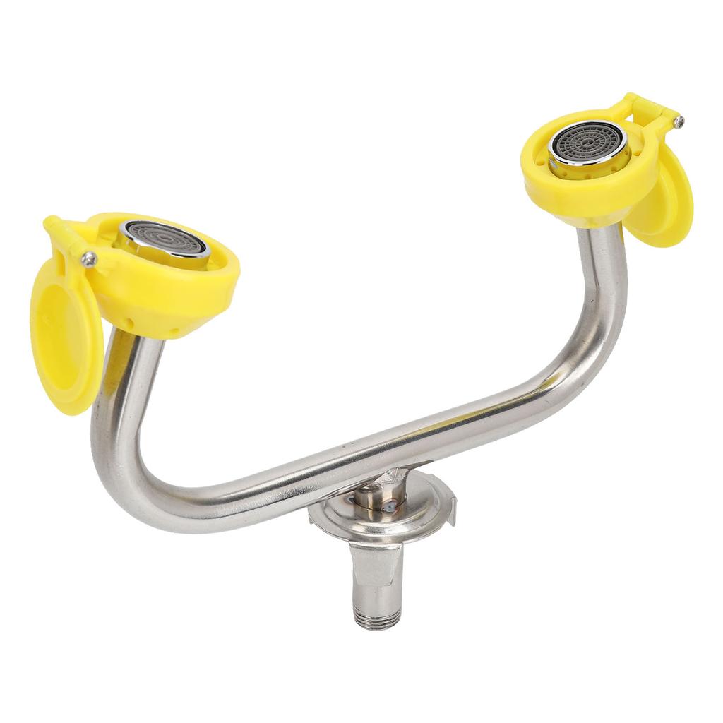 Notfall-Augenspülstation Wasserhahn Wandmontiert Tragbar Zuverlässige Erste-Hilfe-Einheit für Labor Fabrik Industriestandort