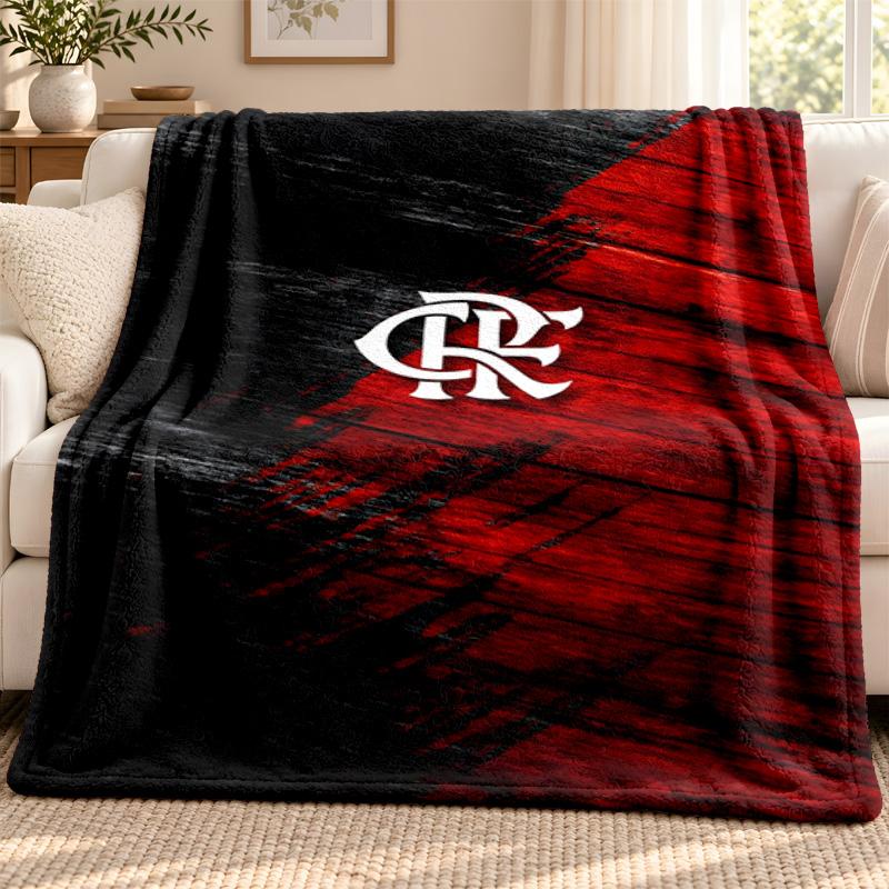 CR Flamengo blanket Flannel Blanket Soft Cozy Plush Throw for Sofa Bed Lightweight Home Decoration Outdoor camping