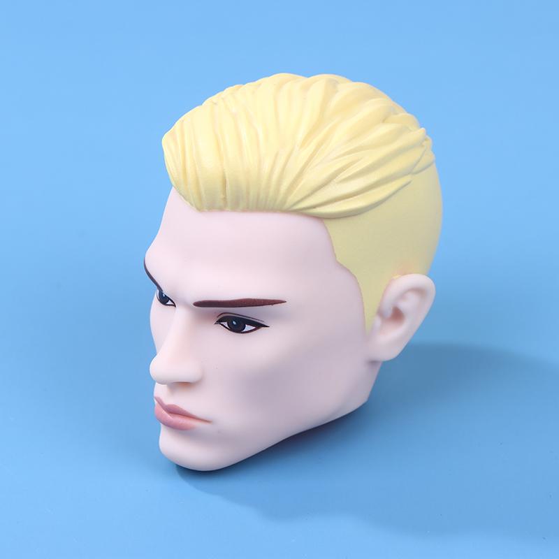 

1pc Boys Doll Heads 1/6 Boys Doll Male Figures New Joints Movable Solid 35cm Dolls Kids Boys Girls DIY Toys Birthday Gifts