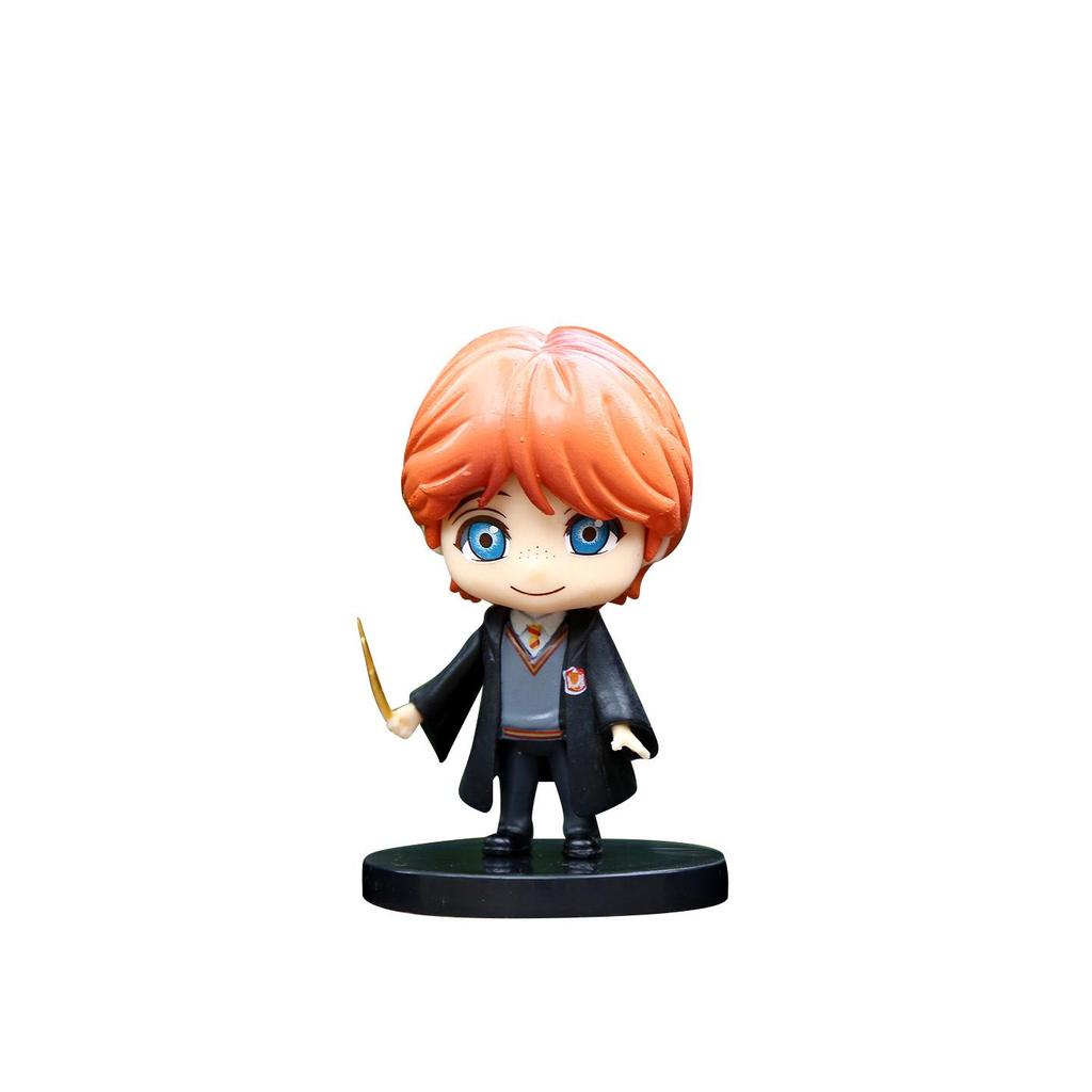 Harry Potter Q Version Anime Figurines: Hermione, Ron, Malfoy - Collectible Blind Box Table Decor