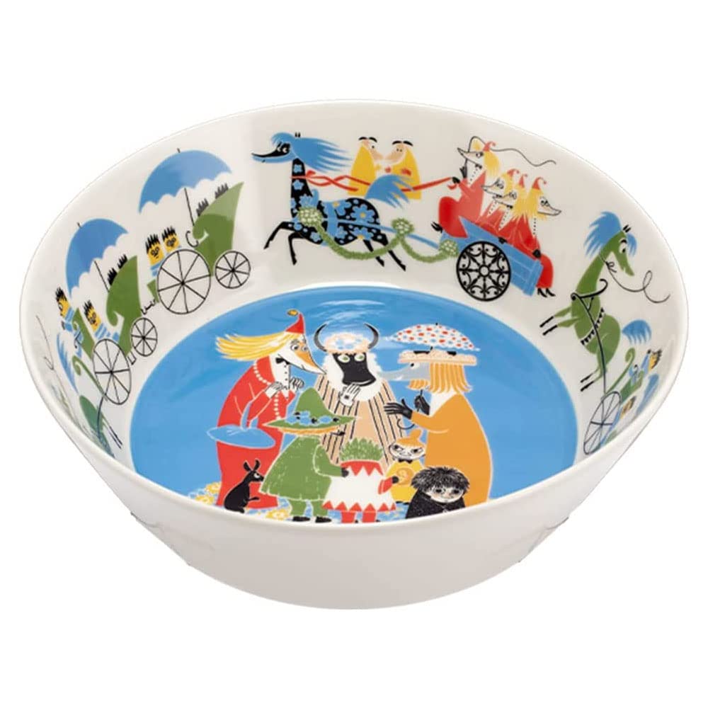 

[Officially Imported] Moomin by Arabia Serving Bowl, 23.5cm, Friendship, 1020109