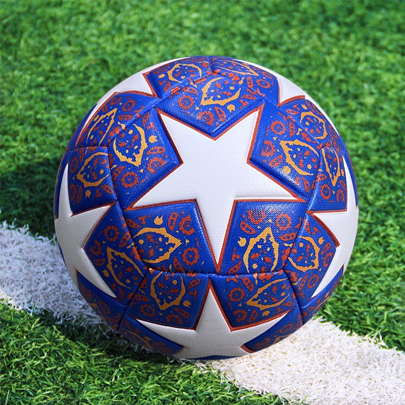 Size 5 Soccer Ball PVC Explosion-proof Football World Cup Type 5 PU Match Training Football Trajectory Training Football