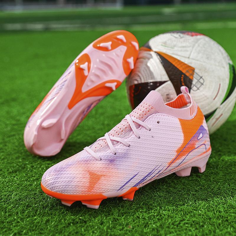 New Chinese Football Shoes, Boys and Girls, Teenagers, Primary and Secondary School Students, Artificial Grass, Long Nails, Broken Nails Training Shoe