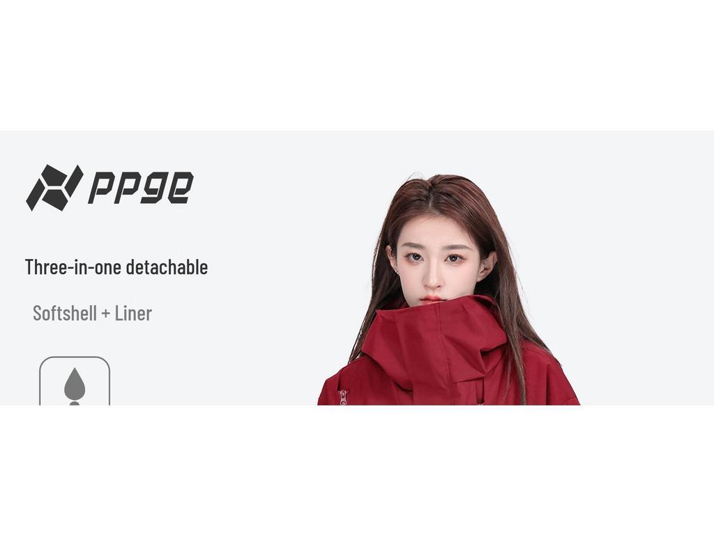 Marke Same Kapuzen-Windbreaker: Unisex Drei-in-Eins Funktionsjacke für Herbst/Winter Bergsteigen