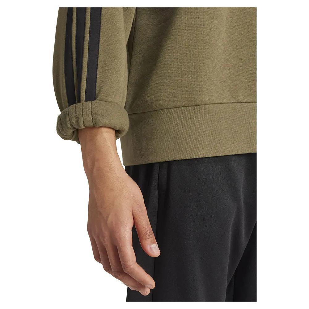 Adidas Essentials 3 Stripes Fleece Hoodie