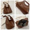 Vintage Pillow Design PU Leather Boston Handbag For Women Casual Large Capacity Shoulder Crossbody Bags Fashion Shopper Totes