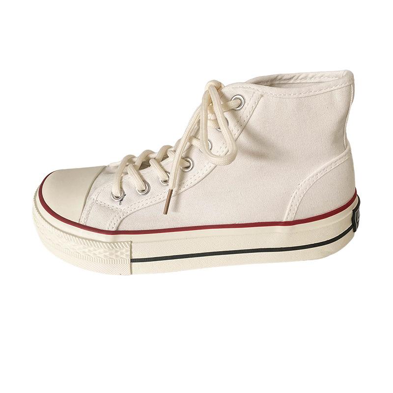 GD07 Perennial Popular Mango Head Thick-soled High-top Canvas Shoes Women's Summer Thin Niche Board Shoes Little White Shoes