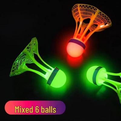 Xulin LED Luminous Windproof Badminton Shuttlecocks - 24 Pack