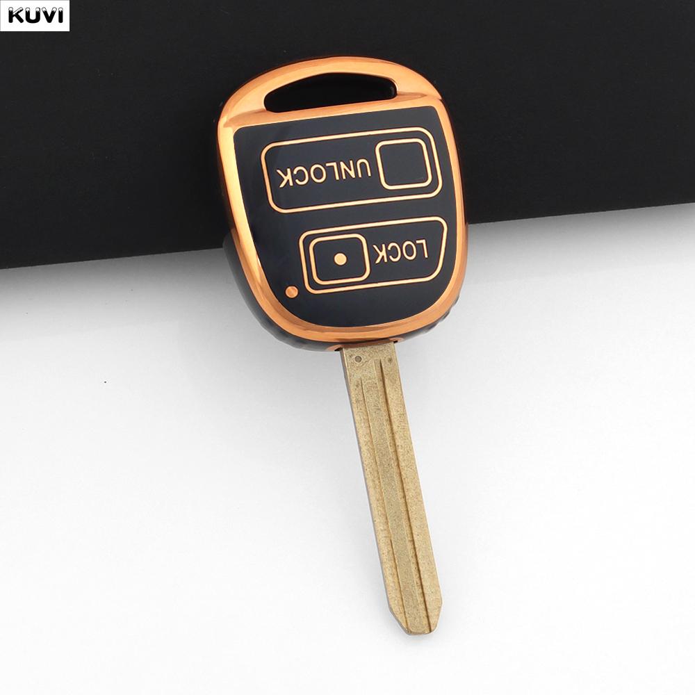 

2 3 Buttons Fashion Tpu Car Smart Key Case Cover For Toyota Camry Rav4 Corolla Prado Yaris Tarago For Lexus Fob Accessories