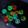 Tank Decor Bouncing Toys Marble Run Pinball Machine Glass Marbles Luminous Glass Ball Small Marbles