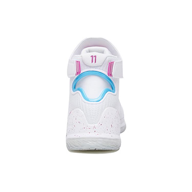 Anta KT3 KT Vintage High top Performance Basketball Shoes Men's White Blue Pink 112031103S-2