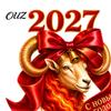 Flexible Shape Window Stickers 2027 Year of Goat Cling, Static Decal with Red Bow, Chinese Non Adhesive Glass Film New Sticker, Reusable PVC Decor for