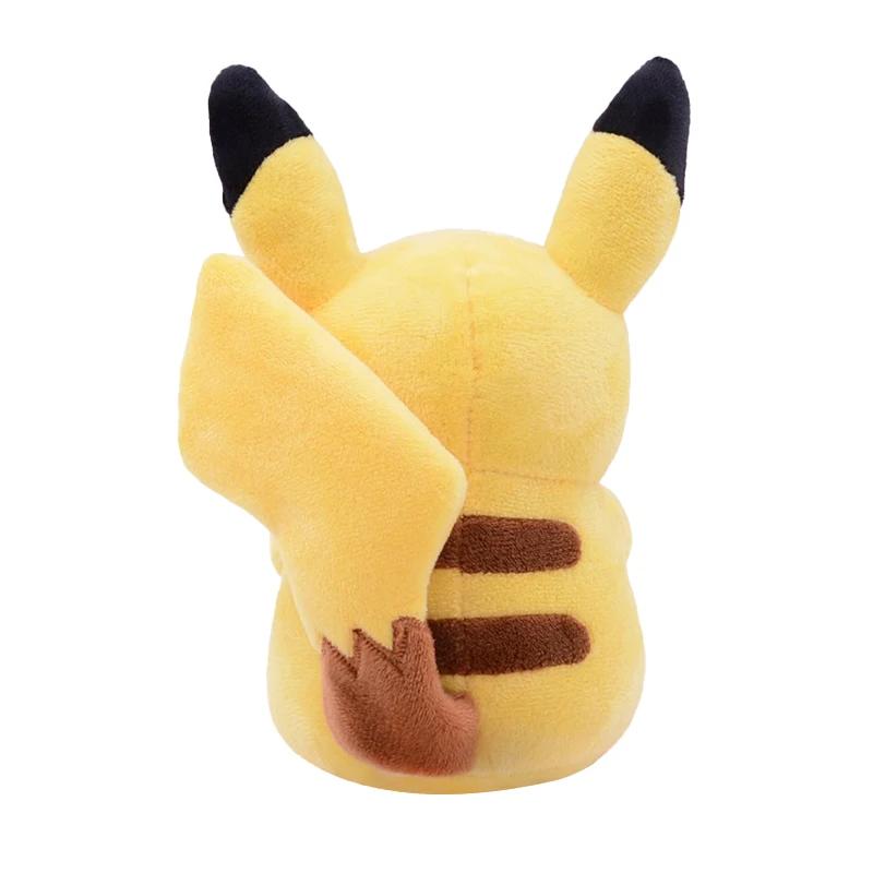 18-22cm Pikachu Plush Soft Stuffed Toy Pichu Charmander Bulbasaur Squirtle Psyduck Eevee Small Sleeping Children Gift