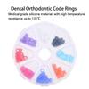 160 Stück Autoklavierbare Universelle Dentalinstrumente Kieferorthopädische Silikon-Codierringe