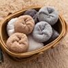 Men Socks Solid Color Thickened Winter Autumn Anti-friction Warm Soft Floor Socks for Home