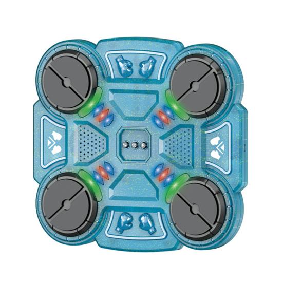 Music Boxing Machine Bluetooth-compatible Music Punching Target Smart Reaction Boxing Pad with 3 Speed Modes & LED Lights Rechargeable Fitness Toy