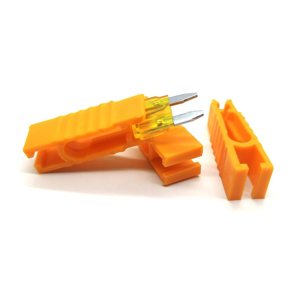 VANTRONIK Fuse Puller Tool for Mini and Standard Blade Car Fuses, 3 Pack | Compact Design Fits Mini ATM and Standard ATO ATC Blade Plug-in Fuses. For