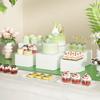 7Pcs Buffet Riser Food Riser with Hollow Bottoms Display Stand Dessert Table Display Set