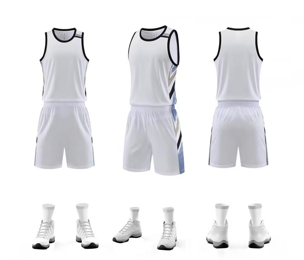 Unisex Basketball Jersey Team Uniform - Quick-dry Training Set