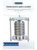 PTFE Lined Bellows Compensator for Chemical Pipeline Stainless Steel Expansion Joint