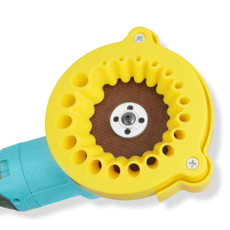 Drill Bit Sharpening Jig For Angled Grinders Accurate Size Marking 3.5mm-12.5mm Multipurpose Grinding Polishing Tool