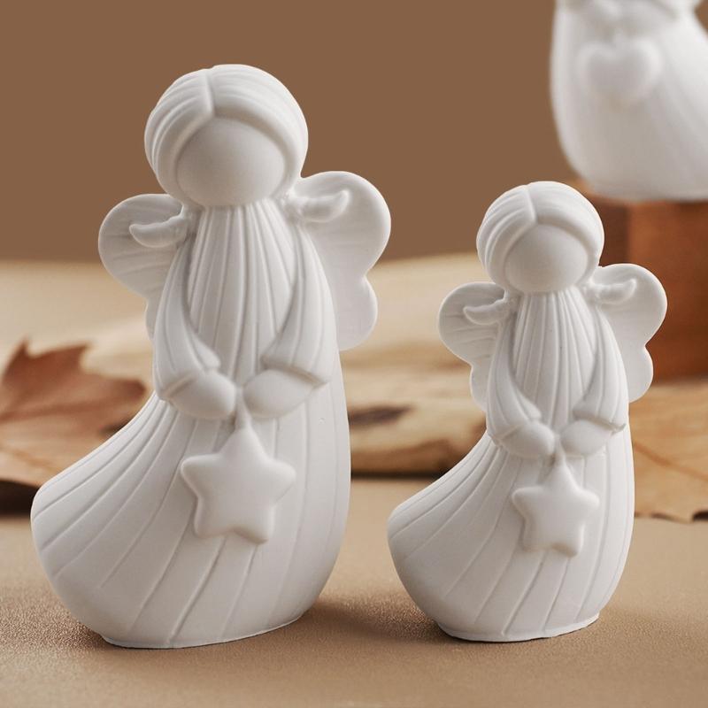 2Pcs Angel Wing Silicone Molds for Handmade Candle Soap Home Decoration Multipurpose Silicones Moulds for Epoxy Resin