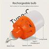 1/2/3/5/10PCS Portable LED Camping Light Bulb Outdoor Electric Lamp USB Charging 3 Lighting Modes White/Orange for Camping