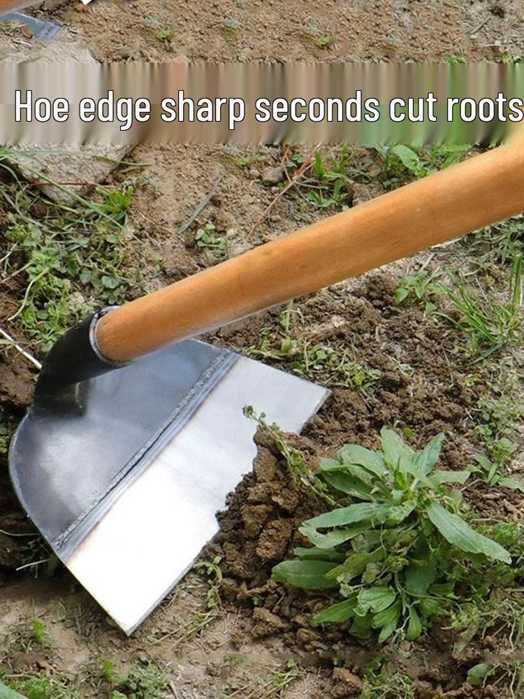 Vegetable Planting Hoe: Versatile Household Tool for Weeding & Digging, Made from Thickened Manganese Steel