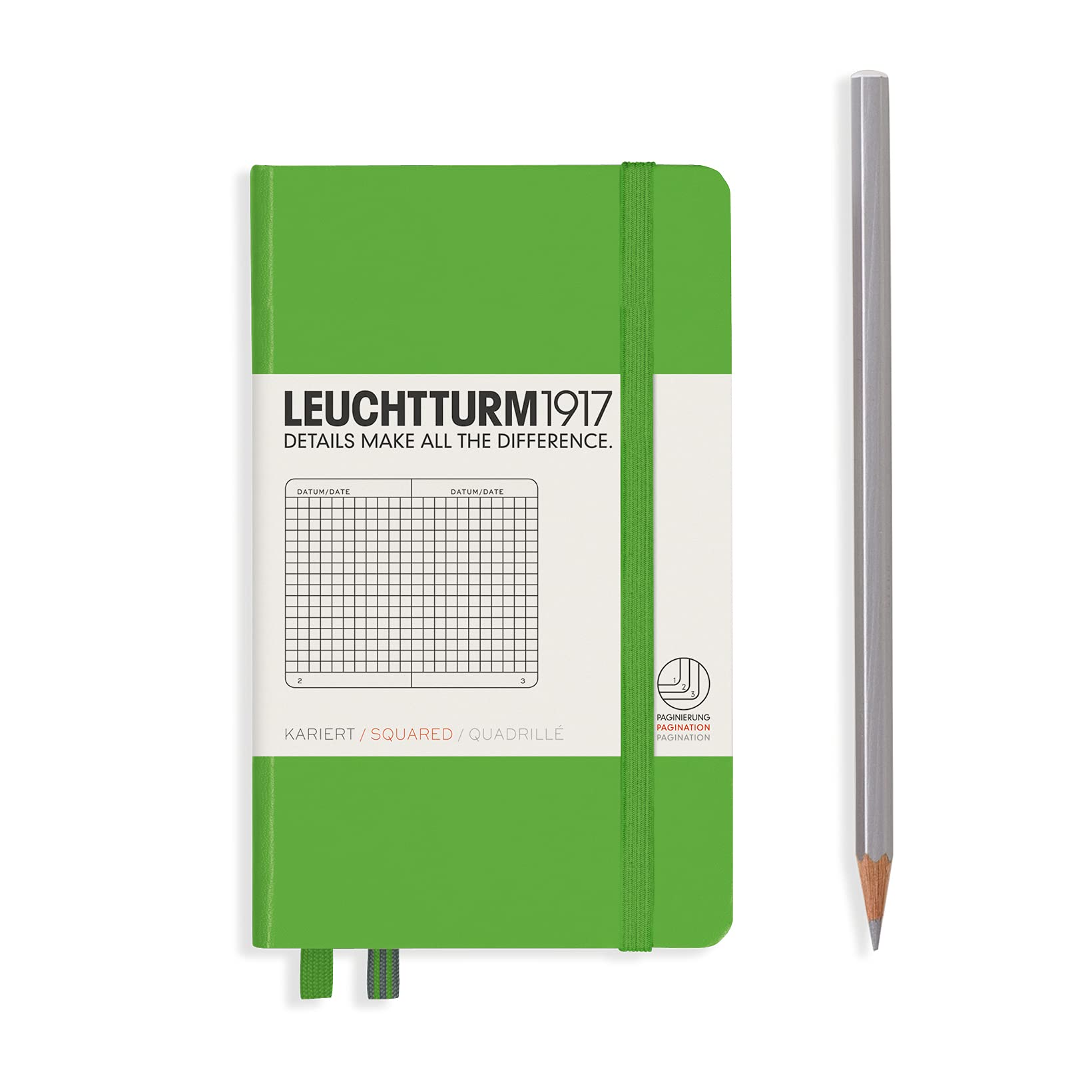 

Leuchtturm Note A6 Graph Fresh Green 357485 Подлинный импортный продукт