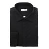 26ss Black Solid Stretch Long Sleeve Regular Fit Shirt Se6sm11ls161