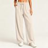 Women's Stylish Casual Loose Fit Straight Leg Pants with Pockets in Color for Everyday Wear