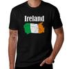 Ireland Irish Flag Vintage Graphic Ireland Lovers Tourists Souvenir Cool National Gift TShirt Work Duty Casual TShirt