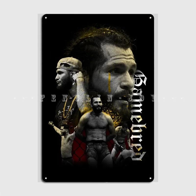 Jorge Gamebred Masvidal Kovový plechový znak Kino Kuchyně Pub Garáž Dekorace Tabule Plechový znak Plakát