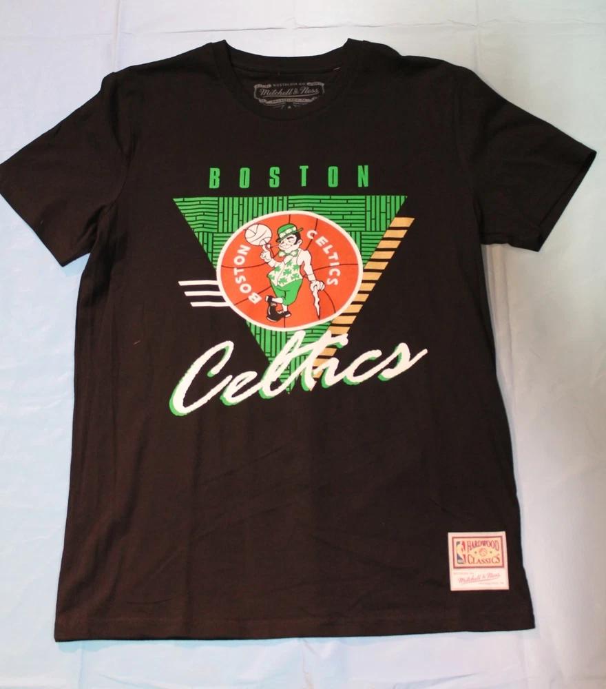 Mitchell And Ness Boston Celtics Nba Final Seconds Tshirt Black New S