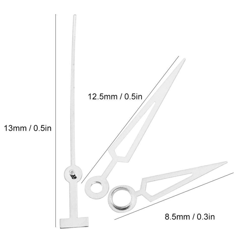 3Pcs Gold Watch Hands Metal Watch Accessory Durable Wristwatch Accessory Watch Repair