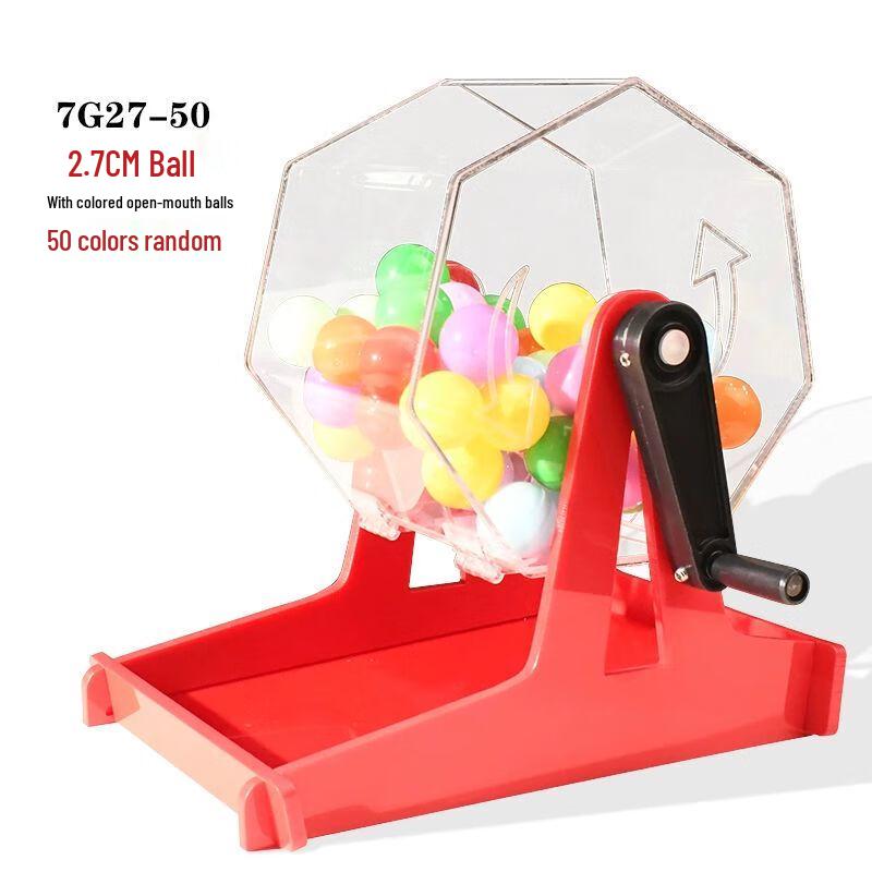 Hand-cranked Acrylic Raffle & Number Drawing Machine