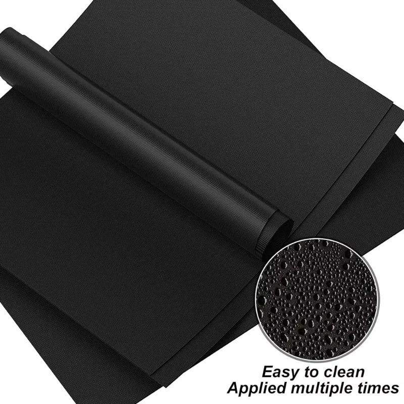 6 Stück BBQ Grillmatte Antihaftmatte Hitzebeständige Grillmatte Outdoor Backen Wiederverwendbare Grillparty-Matte 40x60cm 40x50cm 33x40cm 30x40cm