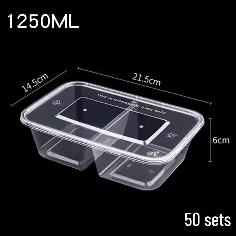 ZISIZ Disposable Rectangular Paper Food Container