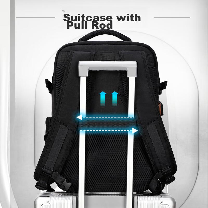 VICTORIATOURIST Backpack for Men, 16-Inch Laptop Bag, Large Capacity Short-Trip Business Travel Student Schoolbag