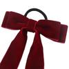 Korean Velvet Bowknot Hair Clip - Simple & Stylish Duckbill Design