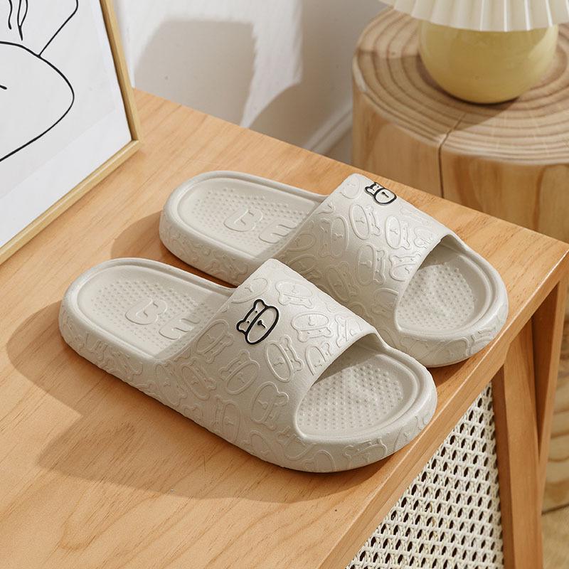 

Летние нескользящие мультяшные тапочки для пар - Толстая подошва для дома, душа и гостиницы 40-41 (fits 39-40)