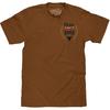 Tee Luv Herren Coors Banquet Bier Vorder- und Rückseite Coors Rodeo Bulle T-Shirt