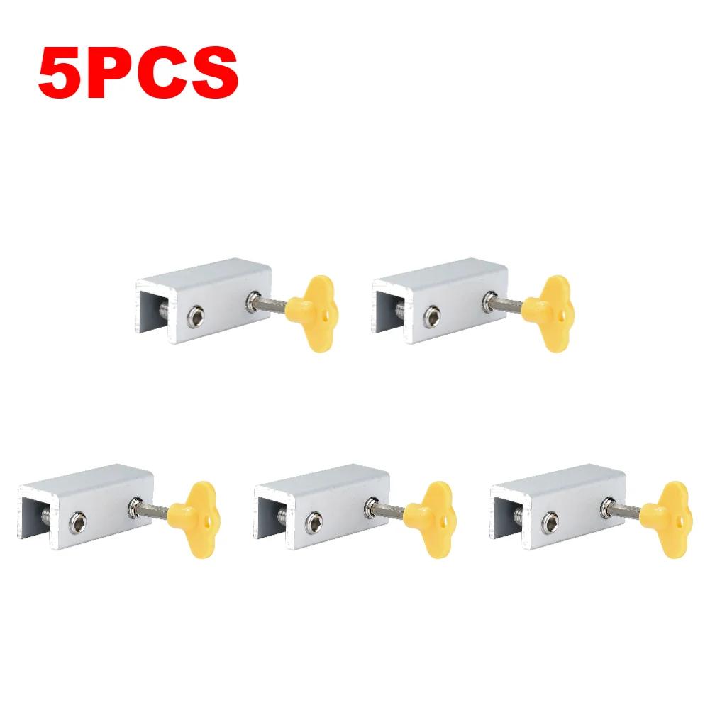 1-10Pcs Window Lock Security Lock Limit Sliding Door Windows Restrictor Child Safety Anti-theft Door Stopper Home Improvement