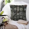 Aviation Helicopter Cockpit Instrument Square Pillowcase Pillow Cover Cushion Decor Comfort Throw Pillow for Home Bedroom